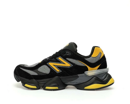 Men's New Balance 9060 'Black Grey Yellow' Shoes