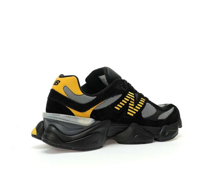 Men's New Balance 9060 'Black Grey Yellow' Shoes
