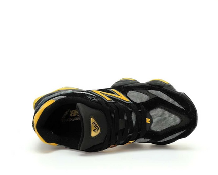 Men's New Balance 9060 'Black Grey Yellow' Shoes
