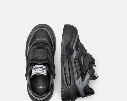 Men's Versace Odissea Trainers Black Sneakers