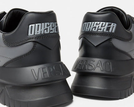 Men's Versace Odissea Trainers Black Sneakers
