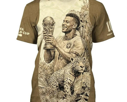 Personalized Brazil FIFA World Cup 2026 T-Shirt Brazil World Cup Squad Apparel Best Gift