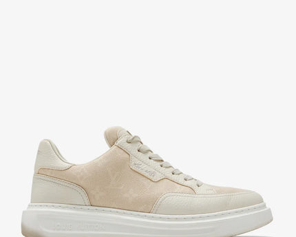 Men's Louis Vuitton Beverly Hills Trainer Cream Sneakers