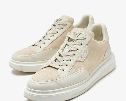 Men's Louis Vuitton Beverly Hills Trainer Cream Sneakers