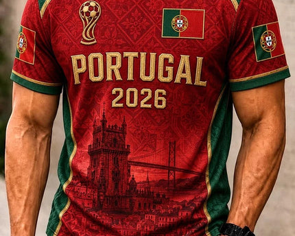 Portugal Soccer FIFA World Cup Shirt Portugal World Cup 2026 Shirt Birthday Gift For Husband