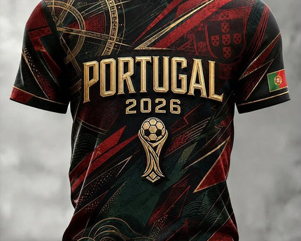 Portugal Soccer FIFA World Cup T-Shirt Portugal World Cup 2026 Apparel Present For Husband