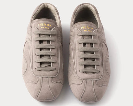 Men's Prada Montecarlo Re-Edition 2005 Leather Cloudy Grey Sneakers