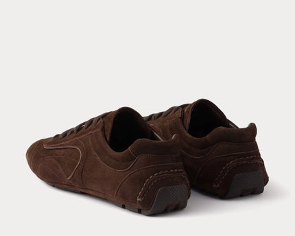 Men's Prada Montecarlo Re-Edition 2005 Leather Dark Brown Sneakers