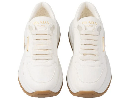 Men's Prada Montecarlo Re-Edition 2005 Leather Ivory Gum Sneakers