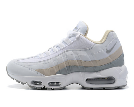 Men's Nike Air Max 95 Grey & White Shoes