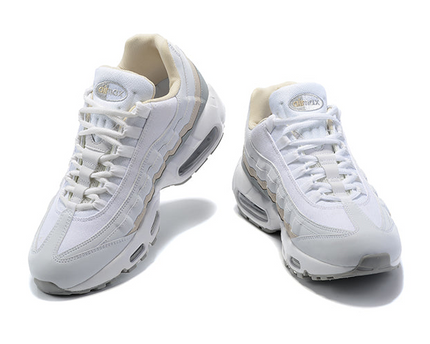 Men's Nike Air Max 95 Grey & White Shoes