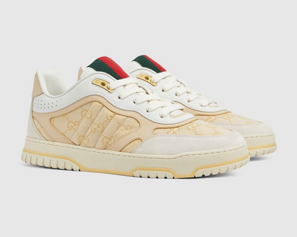 Men's Gucci Re-Web GG Canvas - Light Beige Sneakers
