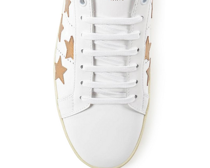 Men's Saint Laurent Court Classic SL06 Gold Sneakers