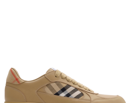 Men’s Burberry Check Terrace Noir Sand Sneakers