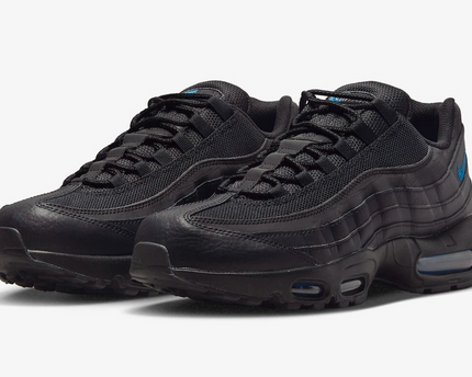 Men's Nike Air Max 95 Black-Blue Shoes