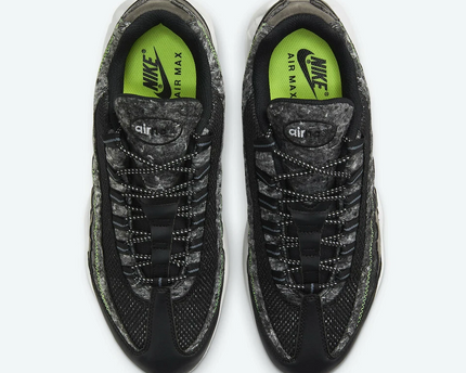 Men's Nike Air Max 95 Black Green Shoes