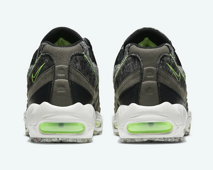 Men's Nike Air Max 95 Black Green Shoes