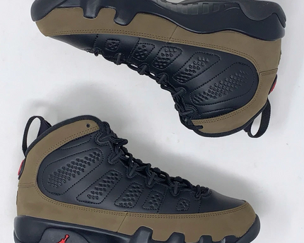 Men's Nike Air Jordan 9 Retro Olive Shoes