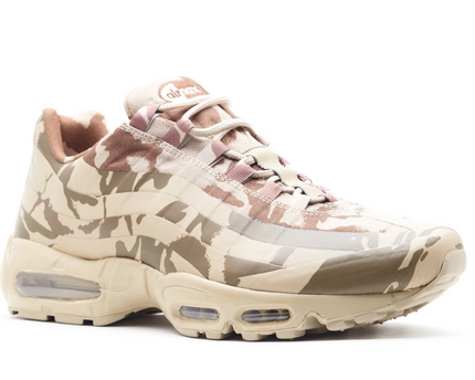 Men's Nike Air Max 95 Desert Tan Brown Camo Shoes