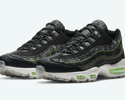 Men's Nike Air Max 95 Black Green Shoes