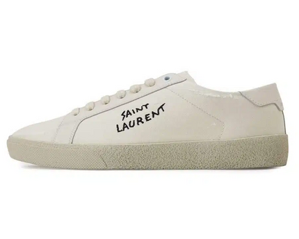 Men's Saint Laurent Court Classic SL06 Cream Sneakers