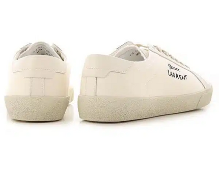 Men's Saint Laurent Court Classic SL06 Cream Sneakers