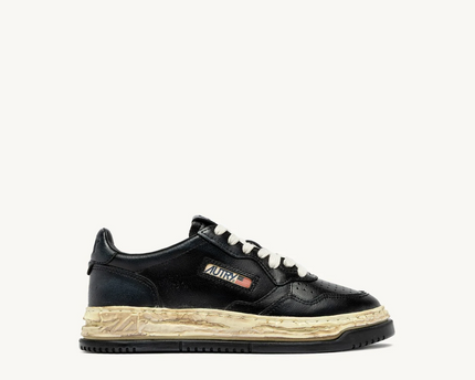 Autry x Maison Mihara Yasuhiro Medalist Low Leather Black Sneakers