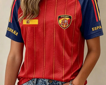 Spain 2026 FIFA World Cup T-Shirt Soccer Clothes Unique Gift For Wife