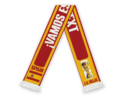 Spain 2026 Football Personalised Soccer Scarf Vamos Espana