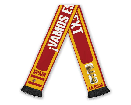 Spain 2026 Football Personalised Soccer Scarf Vamos Espana
