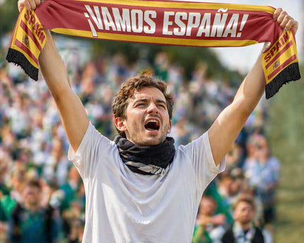 Spain 2026 Football Personalised Soccer Scarf Vamos Espana