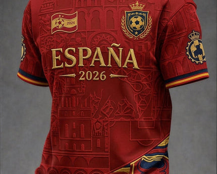 Spain 2026 World Cup T-Shirt Game Day Outfits FIFA Merch Gifts Ideas For Spain Soccer Fans