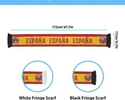 Spain 2026 World Football Soccer Scarf Go Champions
