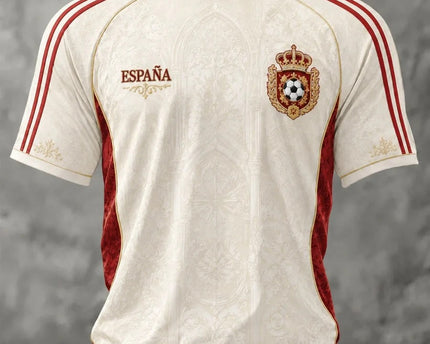 Spain FIFA World Cup 2026 T-Shirt Soccer Apparel World Cup Fan Gear
