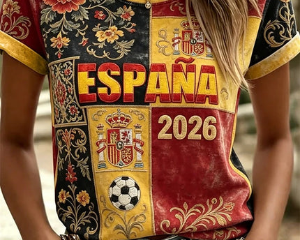 Spain FIFA World Cup 2026 T-Shirt Spain Football Fan Merch Best Gifts Ideas