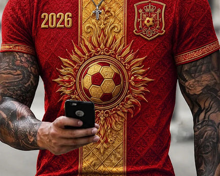 Spain FIFA World Cup 2026 T-Shirt Spain Football Merch Useful Gifts For Him