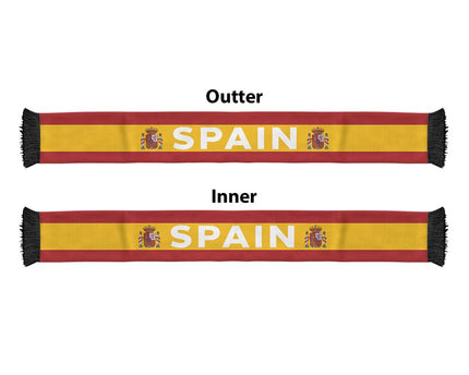 Spain Football 2026 Soccer Scarf Flag Style