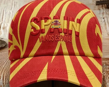 Spain Soccer FIFA World Cup 2026 Hat Spain National Soccer Team Baseball Cap Fan Gear