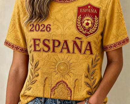 Spain World Cup 2026 T-Shirt Spain Football FIFA WC 26 Merch Best Gifts For Wife