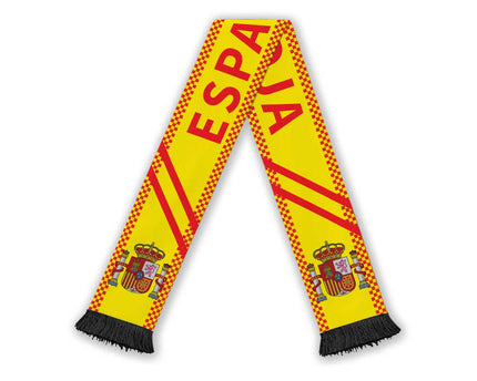 Spain World Football 2026 Soccer Scarf Go La Roja Road To Glory