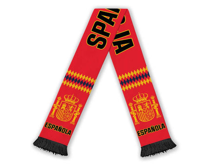 Spain World Football 2026 Soccer Scarf National Pride Never Stops