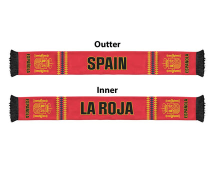 Spain World Football 2026 Soccer Scarf National Pride Never Stops