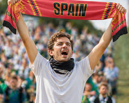 Spain World Football 2026 Soccer Scarf National Pride Never Stops