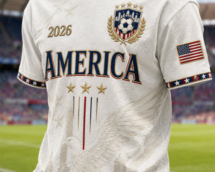 Men's Gift For Soccer Fans Print Casual Tee