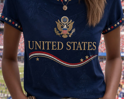 Women's Gift For Soccer Fans Print Casual Tee