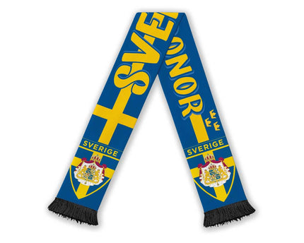 Sweden 2026 Football Soccer Scarf Sverige Go Blagult