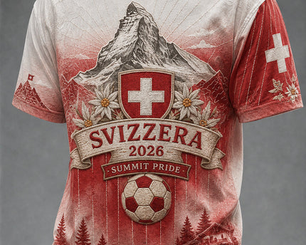 Swiss Switzerland FIFA World Cup 2026 T-Shirt Switzerland National Team Merch Gift For Men