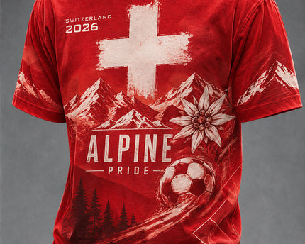Swiss Switzerland FIFA World Cup 2026 T-Shirt Switzerland National Team Merch Gifts For Soccer Fans