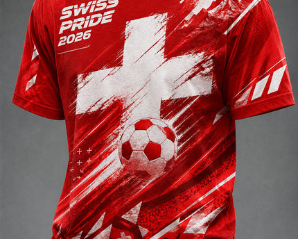 Swiss Switzerland FIFA World Cup 2026 T-Shirt Switzerland National Team Merch Soccer Fan Gifts