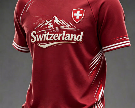 Swiss Switzerland FIFA World Cup 2026 T-Shirt Switzerland National Team Merch Soccer Fan Present